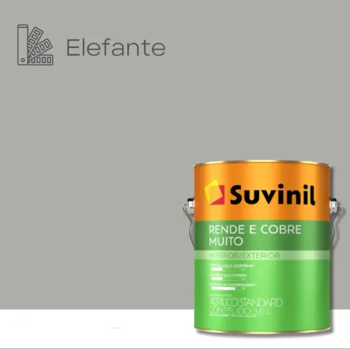 1 Lata de tinta cor Elefante Suvinil 3,6L
