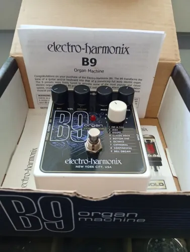 Pedal EHX B9 Organ Machine Electro-Harmonix emulador teclado para guitarra