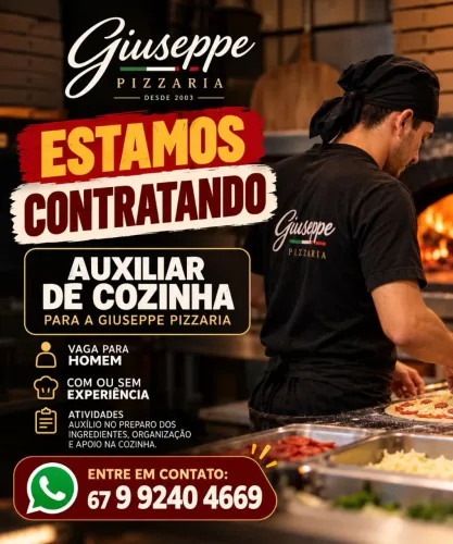Pizzaria Giuseppe contrata