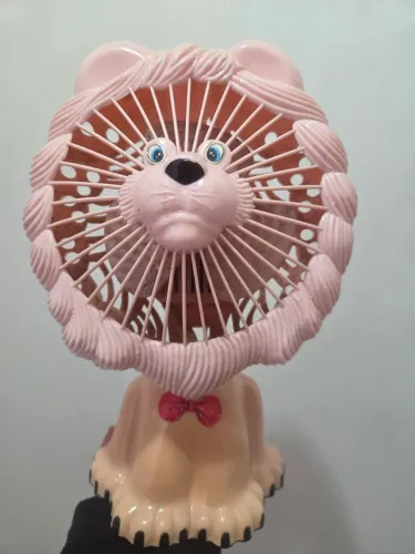 Ventilador leaozinho vintage infantil