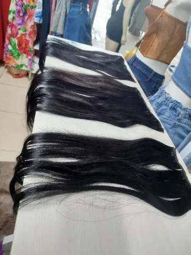 Vende 3 telas de cabelo humano