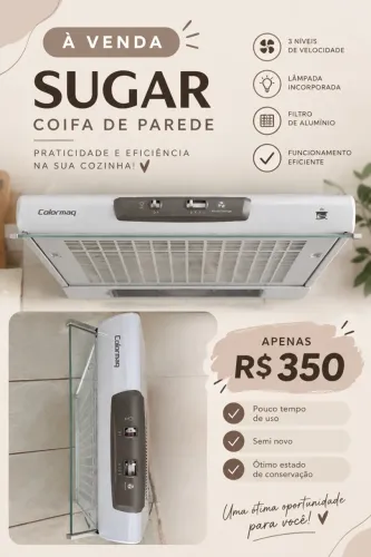SUGAR - COIFA DE PAREDE