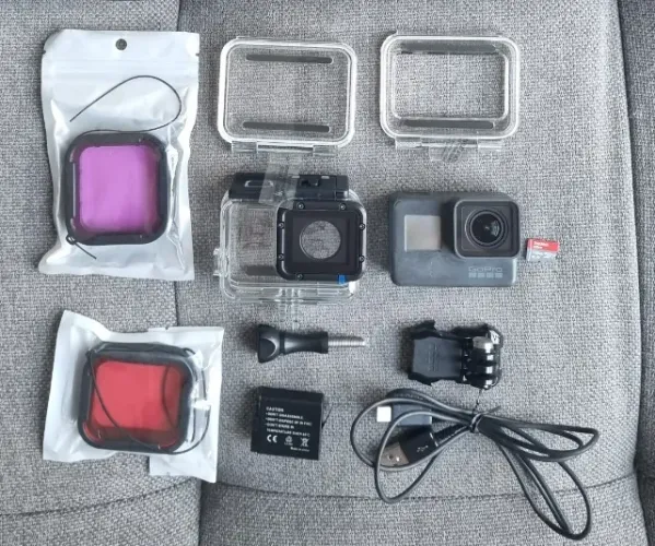 Gopro Hero 5 + Case Mergulho