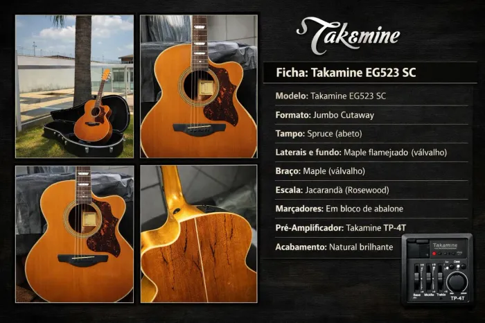 TAKAMINE EG523SC Captação TP 4T.
