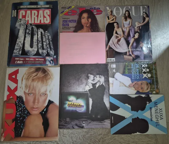 Livros Xuxa (ArtMeios, 20 anos, Fundação e Memórias etc)