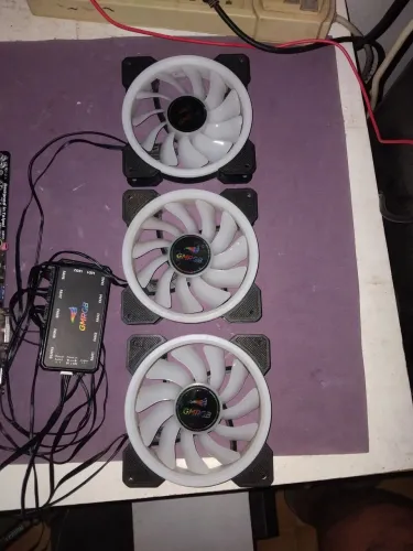 Fans GMRGB 120mm ARGB com Controladora