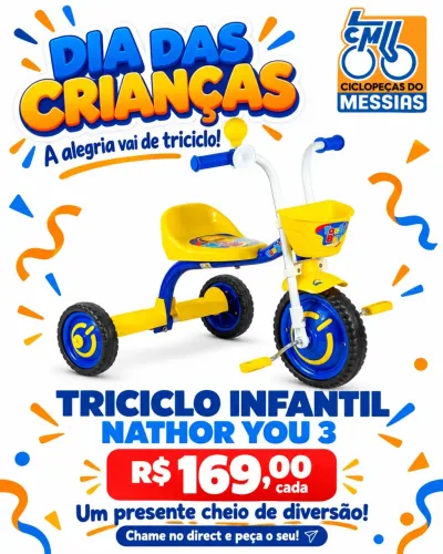 TRICICLO NATHOR MASCULINO YOU3 BOY