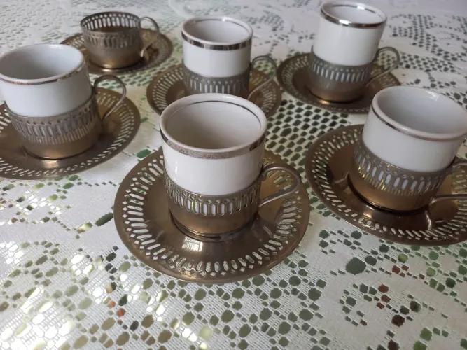 Conjunto de café vintage