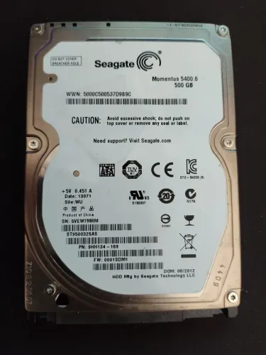 HD Seagate 500GB