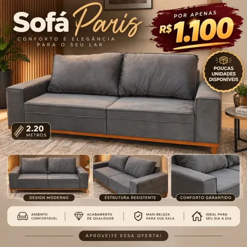 Sofá Paris