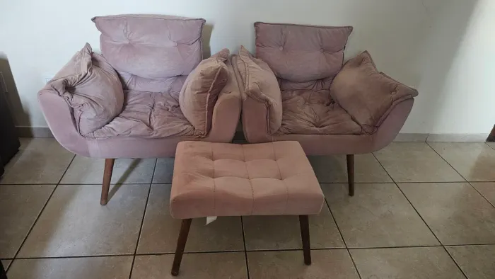 Conjunto de Poltrona Opala + Acessório