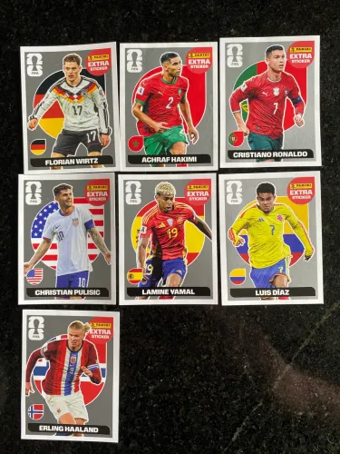 Kit 7 legends prata copa 2026