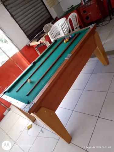 Mesa de bilhar sinuca