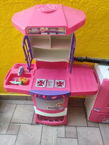 Fogão e geladeira infantil