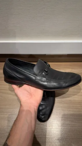 Mocassim Frank Masculino Couro Preto Social | Original | Tam. 40