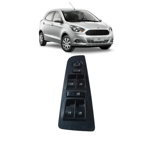 Botão Vidro Elétrico Dianteira Esquerd Ford Ka 1.0 2015 2021