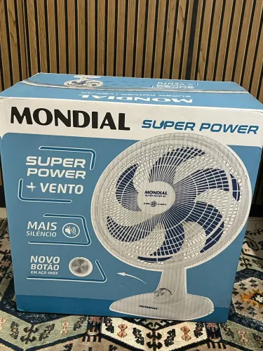 Ventilador Super Power Mondial Branco 110v Novo