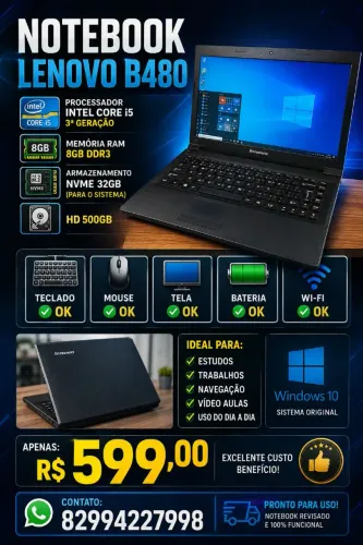 Notebook Lenovo i5