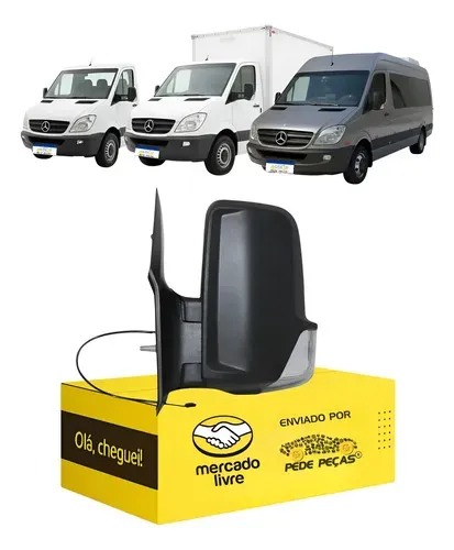 Retrovisor Sprinter 2012 2013 14 15 A 2019 Novo Elétrico Le