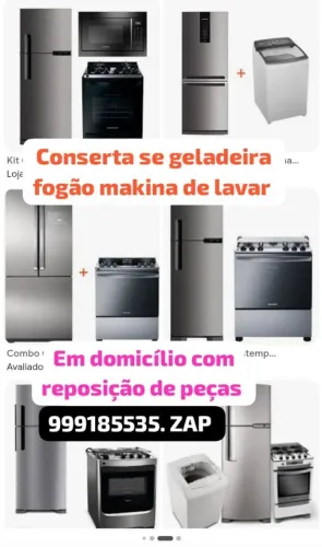 Conserta se geladeira fogão makina de lavar roupa