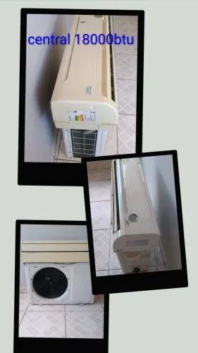 Vendo uma central 18.000 BTUs usada funcionando. Com gás!