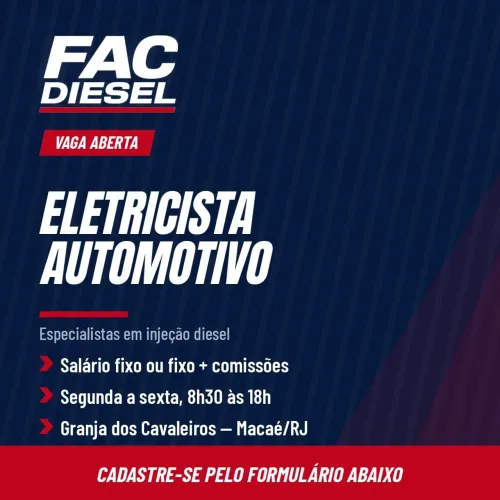 Eletrecista automotivo ou auxiliar