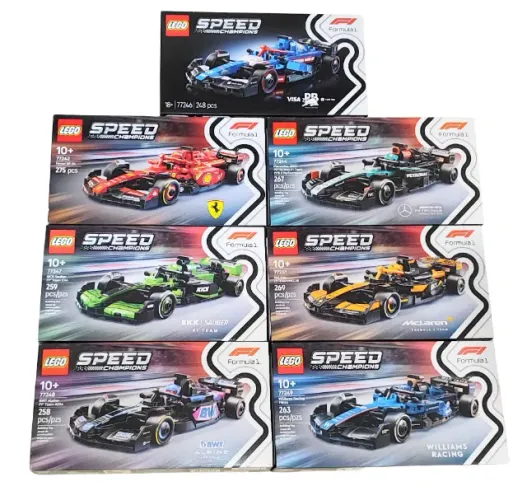 Coleção Lego Speed Champions F1 13 carros 