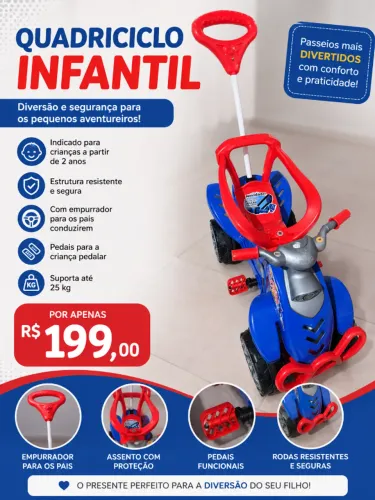 Quadriciclo Infantil