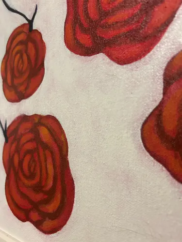 Quadro Pintura em Tela Original 1m x 1m G. Antunes (2015) - "Ex Votos"