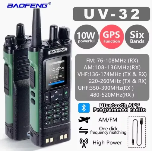 RADIO BAOFENG UV 32 VERDE