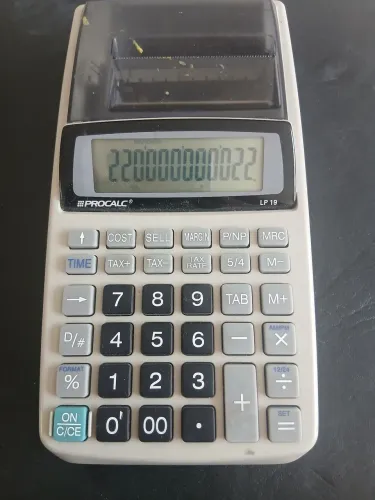 Calculadora Procalc LP 19 - leia