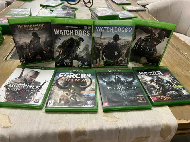 COMBO 8 jogos Xbox one - DIVERSOS
