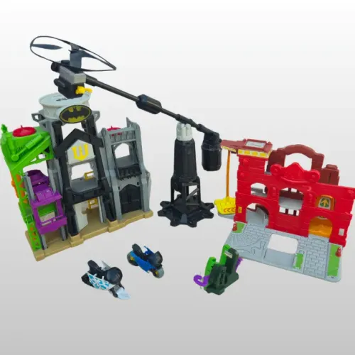 Imaginext Batcaverna Batman  Combo 3 Sets E Acessórios