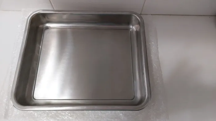 Assadeira/Lasanheira em aço inox escovado