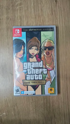 Jogo Lacrado Grand Theft Auto GTA The Trilogy Nintendo Switch