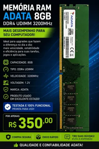 Memoria DDR 4 8GB