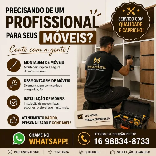 Precisando de montador de móveis?