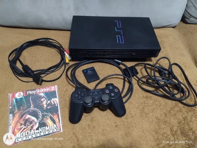 PS2 FAT completo funcionando perfeitamente