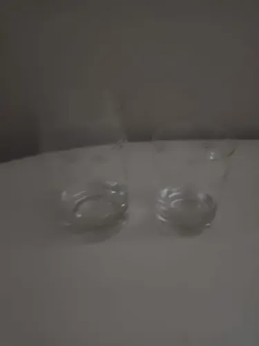Jogo de 6 copos de cristal de 250ml e 05 copos de cristal de 100ml da marca Blumenau