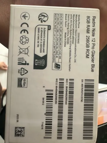 Redmi Note 12 Pro 5G 256GB 8GB RAM