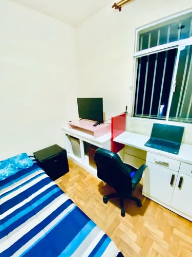 Aluguel Fixo ou Temporada -Quarto casal mobiliado, garagem no Santa Tereza - tudo incluso