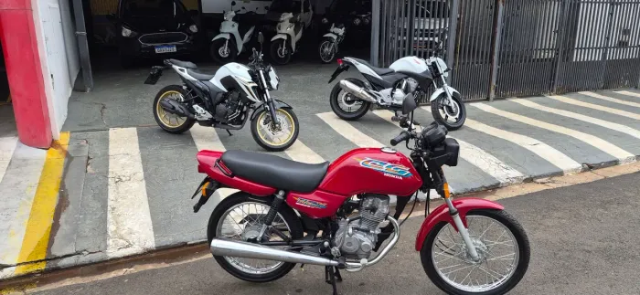 TITAN 125 1998 VERMELHA $9800 IMPECÁVEL LINDOMAR MOTOS