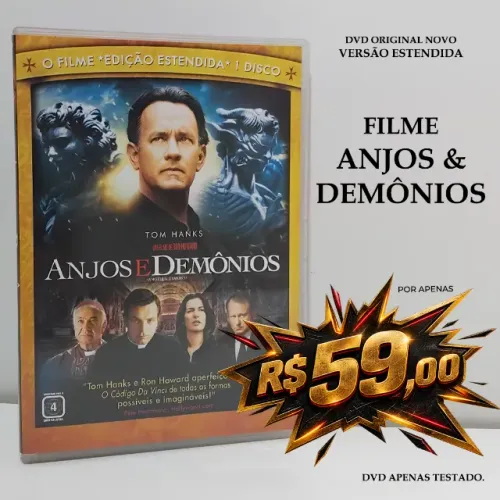 FILME ANJOS & DEMÔNIOS - DVD ORIGINAL NOVO