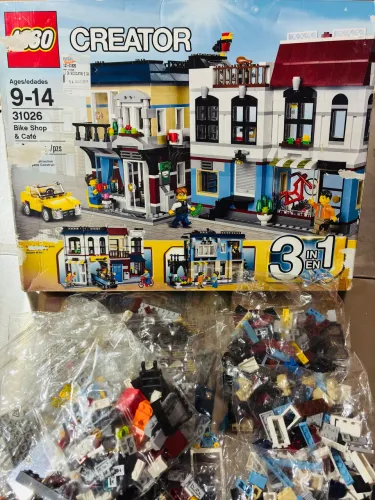 Lego 31026 Bike Shop & Café Sacos Lacrados | 3 Minifigures