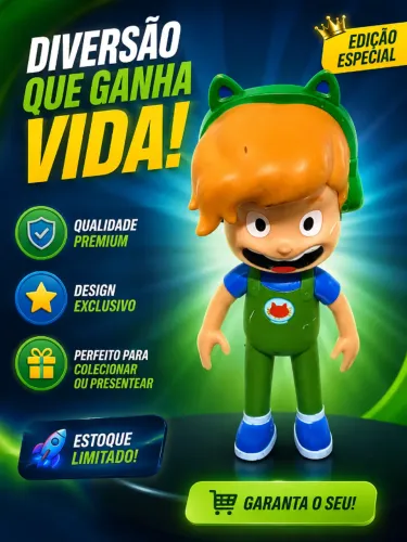 Boneco Gato Galatico