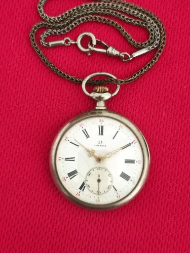 Relogio Omega Bolso 1915 Cal.18 LPB l Guerra<br>18 LPB Primeira Guerra Mundial.