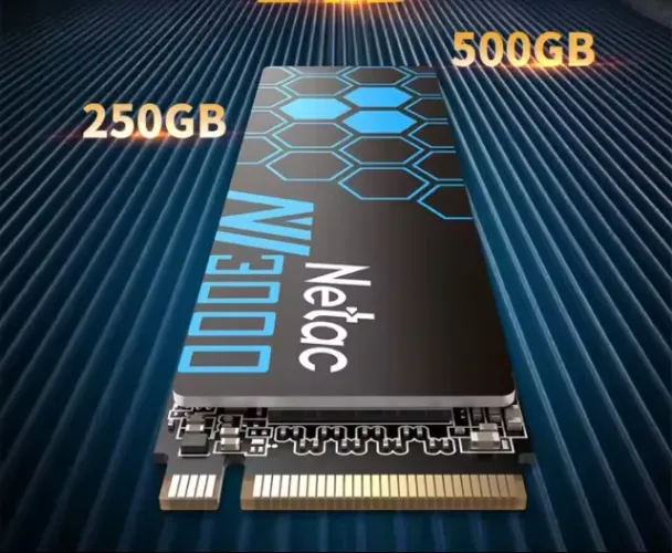 SSD NETAC M.2 NVMe NV3000 500GB ? Leitura 3.500 MB/s, PCIe Gen3,