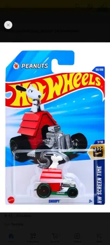 Hotwheels Snoppy