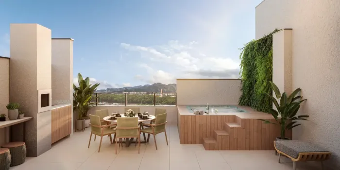 Lançamento na Barra da Tijuca 2 e 3 quartos gardens e coberturas com o menor valor da Barr