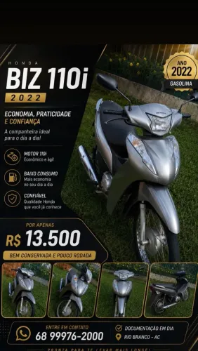 Moto biz 110I bem conservada 